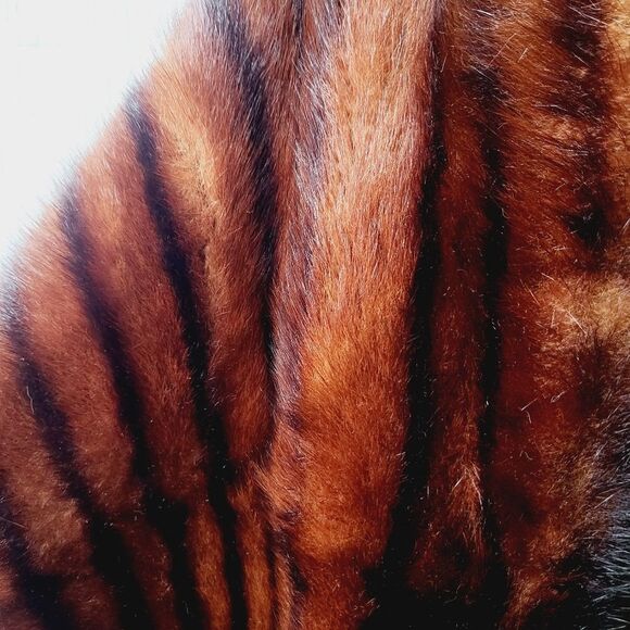 Vintage 1950s mink fur wrap stole cape bride wedding winter bride - Picture 12 of 15